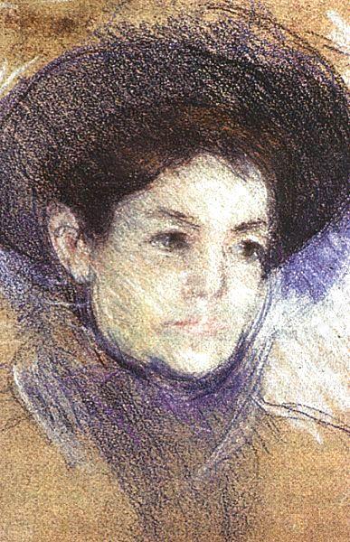 Mary Cassatt Portrait of a Woman  gg china oil painting image